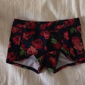 Urban outfitters without walls floral yoga shorts